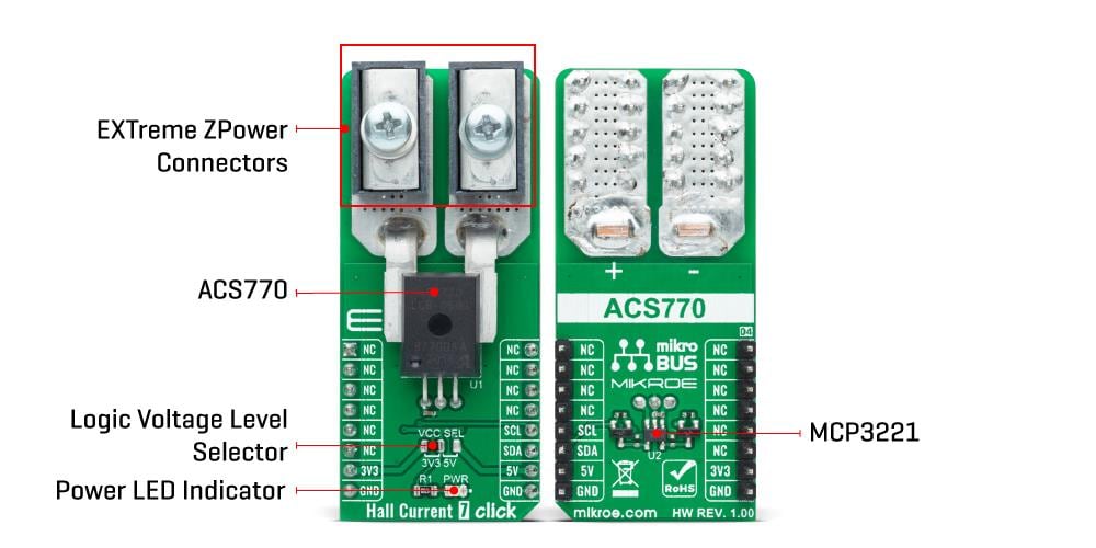Mikroe Hall Current 7 Click