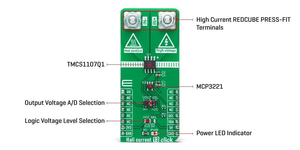 Mikroe Hall Current 13 Click