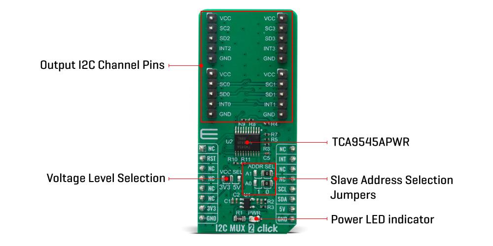Mikroe I2C MUX 2 Click