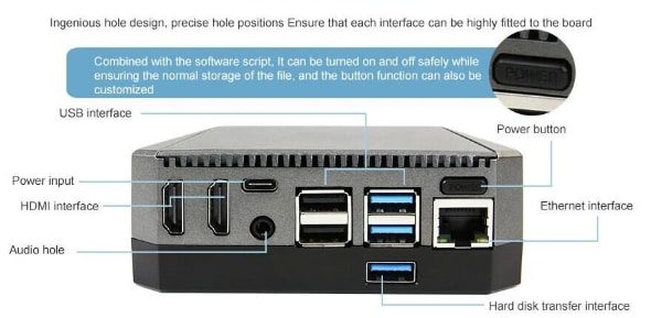 DFRobot Argon ONE M.2 Case for Raspberry Pi 4B