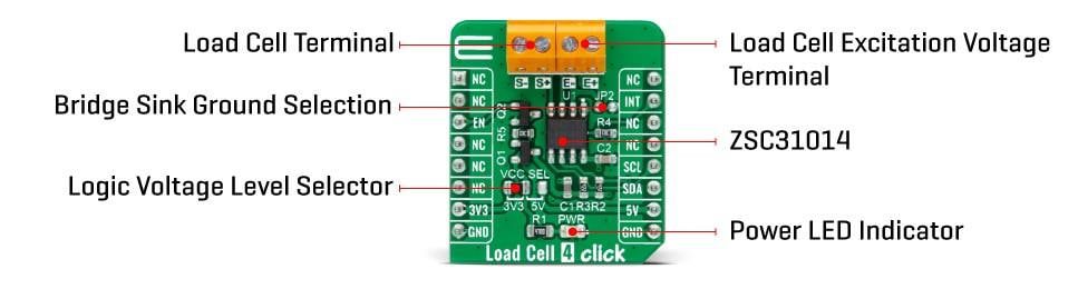 Mikroe Load Cell 4 Click
