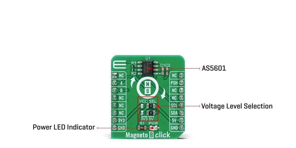 Mikroe Magneto 8 Click