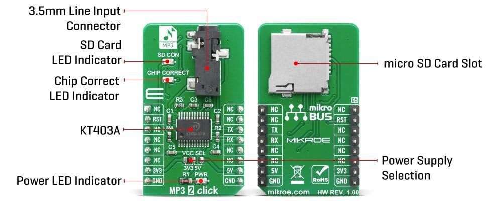 Mikroe MP3 2 Click