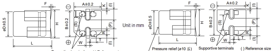 Panasonic Electronic Components EEH-ZL Aluminum Organic Electrolytic Capacitors