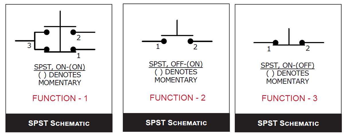 Schematic - E-Switch PMV6 Anti-Vandal Switches