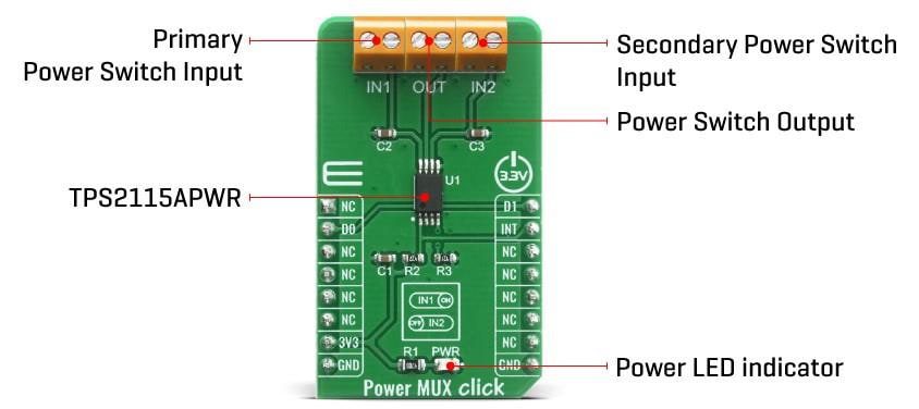 Mikroe Power MUX Click