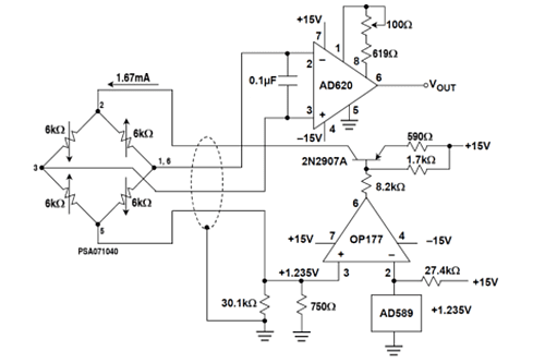 Application Circuit Diagram - PUI Audio MEMS Pressure Sensors
