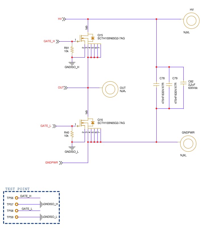 Schematic - STMicroelectronics EVALSTGAP4S Demonstration Board