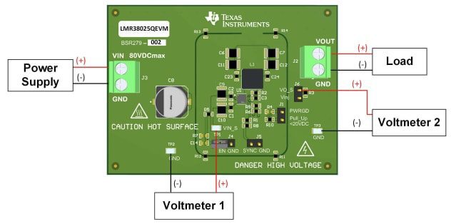 Texas Instruments LMR38025QEVM Evaluation Module