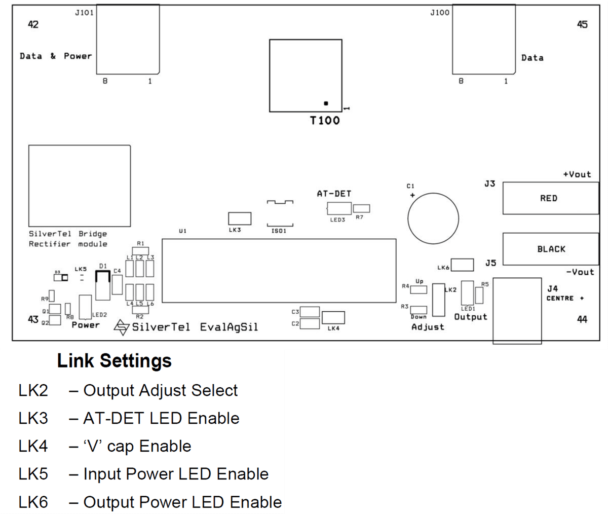 Chart - Silvertel EvalAgSil SIL Module Evaluation Board