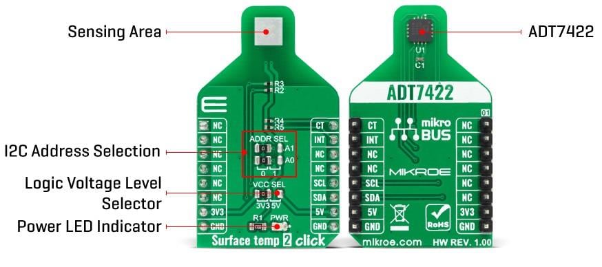 Mikroe Surface Temp 2 Click