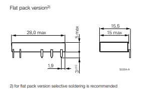 Chart - TE Connectivity Slimline PCB Relay SNR