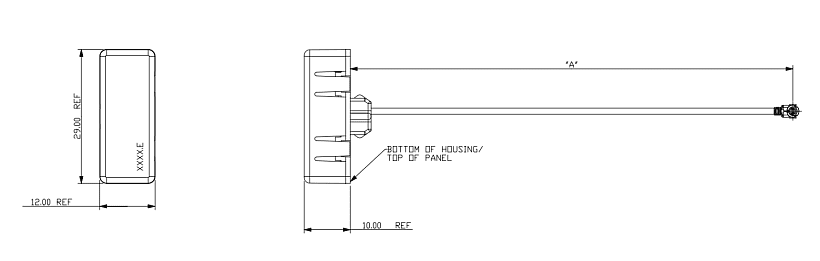 Chart - TE Connectivity / Linx Technologies UAM Wi-Fi® 6E/Wi-Fi 7 Embedded Antennas
