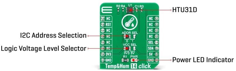Mikroe Temperature & Humidity 14 Click
