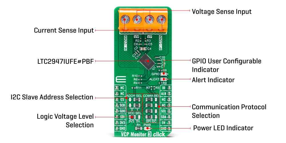 Mikroe VCP Monitor 3 Click