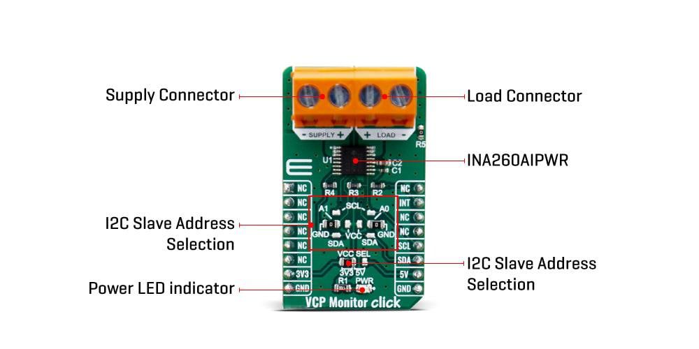 Mikroe VCP Monitor Click