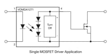 Application Circuit Diagram - Vishay Optically Isolated MOSFET Drivers