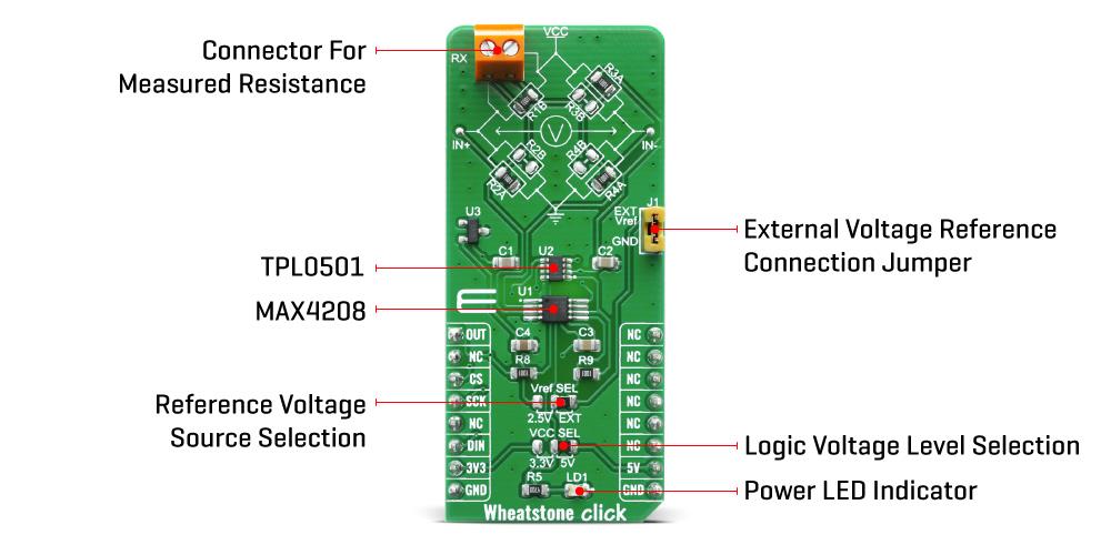 Mikroe Wheatstone Click